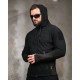 Тактическая флисовая кофта Polar Tactical черная ВТ6898