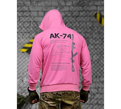 Тактическая худи MAKLIN АК-74 розовая ДЛ7063