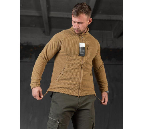 Флисовая кофта Windblock Tactical койот ВТ0549
