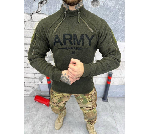 Тактическая флисовка MOTARO Army олива ВТ6393