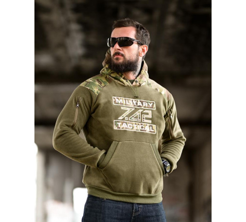 Флисовая худи 7.62 Military Tactical oliva ТР6460