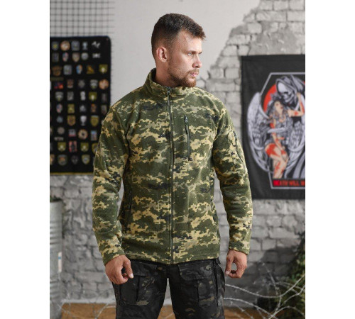 Тактична флісування tora піксель фліс для чоловіків в зсу