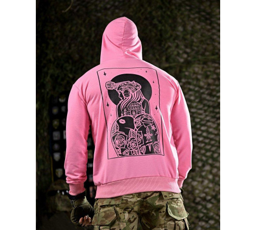 Тактическая худи MAKLIN Girl розовая ДЛ7049