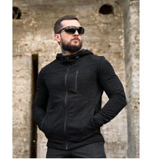Тактическая флисовка honeycomb black ВТ0443