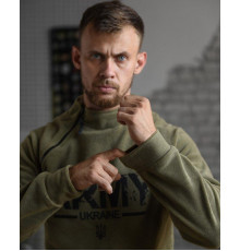 Тактична флисовая кофта для чоловіків військовослужбовок в армії ЗСУ олива Army
