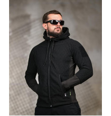 Тактическая флисовая кофта Polar Tactical черная ВТ6898