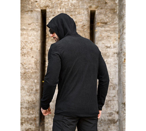 Тактическая флисовка honeycomb black ВТ0443