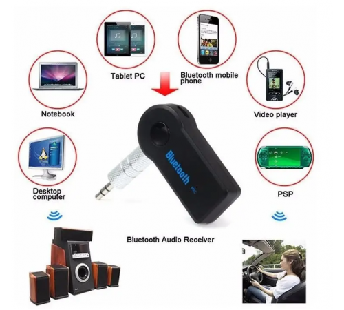 Автомобильный трансмиттер FM-модулятор BT350D Car receiver AUX