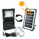 GD7A (GD-07A) Ліхтарик ручний із сонячною панеллю, павербанк MultiFunctional Led Cclamp (30) за 643 грн