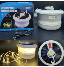 Кемпинговый фонарь с солнечной батареей RGB WITH 10M LED STRIP BL YX669/ 10150 (48)
