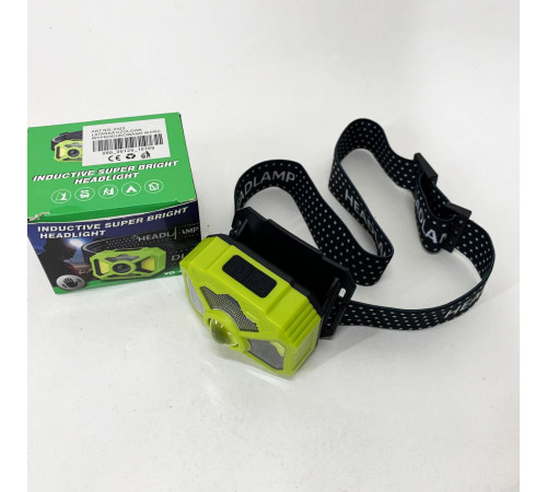 Мощный аккумуляторный фонарик на голову 2323-P50+SMD+COB (white/red), Налобный фонарик bailong AP-21