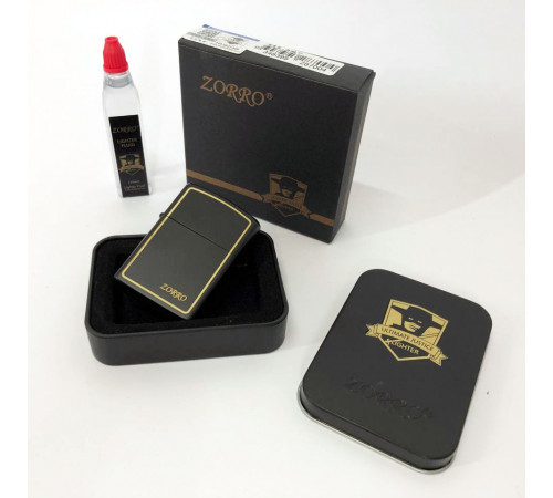 Оригінальна запальничка в подарунок Zorro, Подарунок запальничка хлопцеві., Запальнички бензинові KX-54 за 740 грн