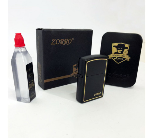 Оригінальна запальничка в подарунок Zorro, Подарунок запальничка хлопцеві., Запальнички бензинові KX-54 за 740 грн