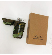 Дуговая металлическая электроимпульсная usb зажигалка EXPLORER HL-516, Подарок зажигалка парню IY-72