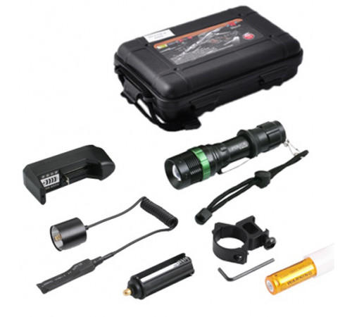 Фонарик ручной подствольный с выносной кнопкой Police Q8455- XPE HX-78