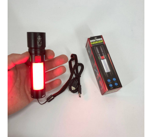 Мощные ручные фонари sofirn, Портативный LED фонарь на батарее, Светодиодный фонарь с зумом YM-59
