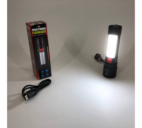 Мощные ручные фонари sofirn, Портативный LED фонарь на батарее, Светодиодный фонарь с зумом YM-59