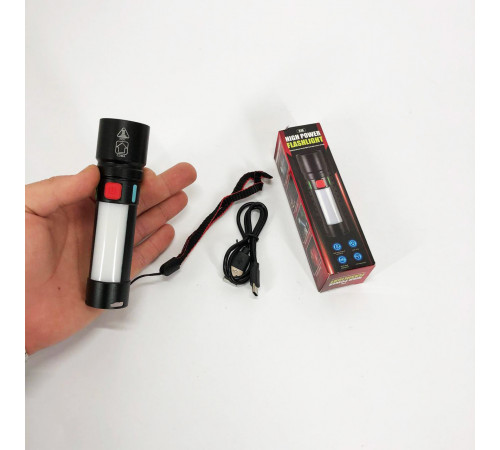 Мощные ручные фонари sofirn, Портативный LED фонарь на батарее, Светодиодный фонарь с зумом YM-59