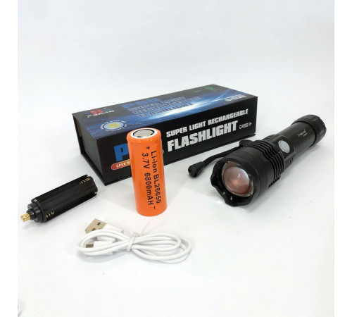 Ручной фонарик cob X-Balog BL-B88-P90, Ручной фонарь с 18650 аккумулятором Фонарь батарей HV-73