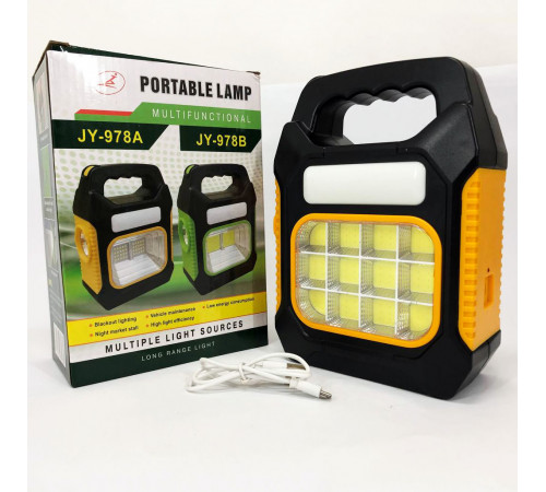 Светодиодные переносные прожекторы JY-978D-LED+12COB, Светодиодный аккумуляторный led фонарь YP-50