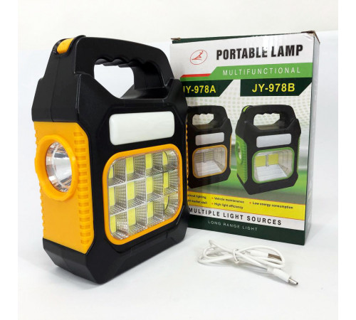 Светодиодные переносные прожекторы JY-978D-LED+12COB, Светодиодный аккумуляторный led фонарь YP-50
