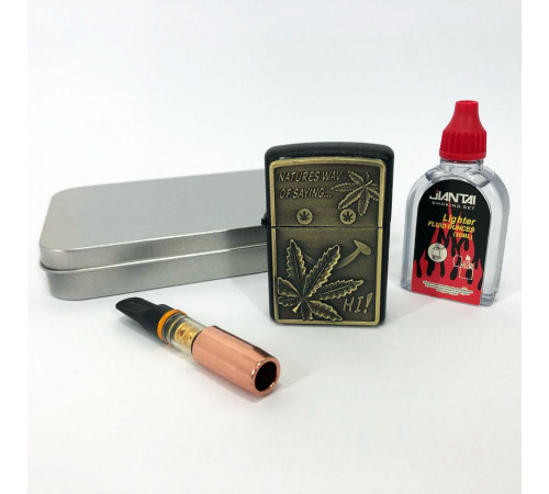 Бензиновая зажигалка N13, Зажигалки в подарочных коробках, Зажигалка бензин на день рождения DG-16