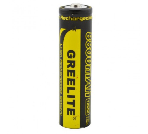 Аккумулятор (1шт) 18650 Greelite 4.2V 9.6Wh Li-ion батарейка для фонарика XC-40