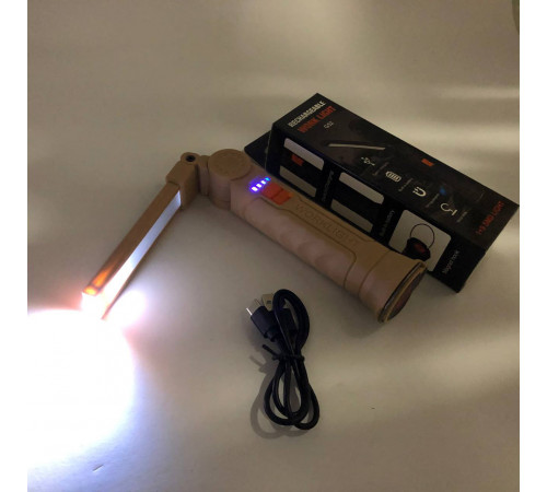 Мощный фонарь для рыбалки G52-LED+COB, Аккумуляторный фонарик для палатки, Подвесная лампа фонарь лампа MY-11