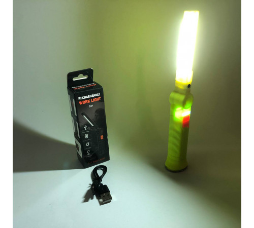 Фонарь переносной с батареей Worklight G51-LED-COB, Кемпинговое зарядное устройство с фонарем RF-16