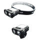 Фонарик налобный мощный SH-T808-2XPE-20SMD-white/red, Налобный светодиодный фонарь для ночных прогулок RX-59