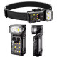 Ліхтар на лоб для будівельних робіт X52, 2LED+6SMD RGB, Ліхтарик на голову для домашніх робіт ZG-90 за 347 грн