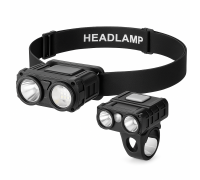 Надійний налобний ліхтар SH-T808-2XPE-20SMD-white/red, Led headlamp налобний ліхтар DX-51