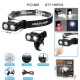Надійний налобний ліхтар SH-T808-2XPE-20SMD-white/red, Led headlamp налобний ліхтар DX-51 за 416 грн