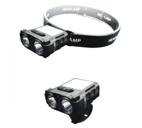 Надійний налобний ліхтар SH-T808-2XPE-20SMD-white/red, Led headlamp налобний ліхтар DX-51 за 416 грн