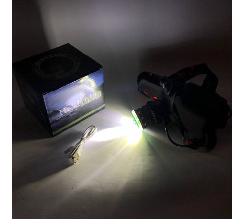 Надійний налобний ліхтар SH-T808-2XPE-20SMD-white/red, Led headlamp налобний ліхтар DX-51 за 416 грн