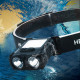 Надійний налобний ліхтар SH-T808-2XPE-20SMD-white/red, Led headlamp налобний ліхтар DX-51 за 416 грн