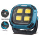 Фонарь кемпинг W894-1-4COB(White+Yellow)+5SMD(Red) Power bank CD-25