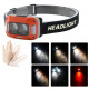 Ліхтар на голову для риболовлі WH-0218-XPG(white+yellow)+SMD(red), Ліхтарик на голову для роботи MR-48 за 359 грн