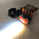 Ліхтар на голову для риболовлі WH-0218-XPG(white+yellow)+SMD(red), Ліхтарик на голову для роботи MR-48 за 359 грн