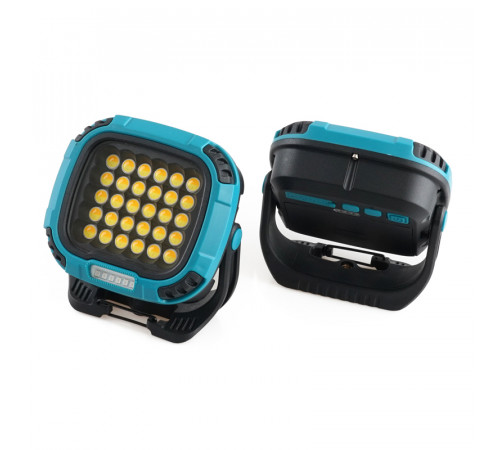 Прожектор ліхтар для кемпінгу W893-1-30COB(White+Yellow)+5SMD(Red) Power bank JF-88 за 888 грн