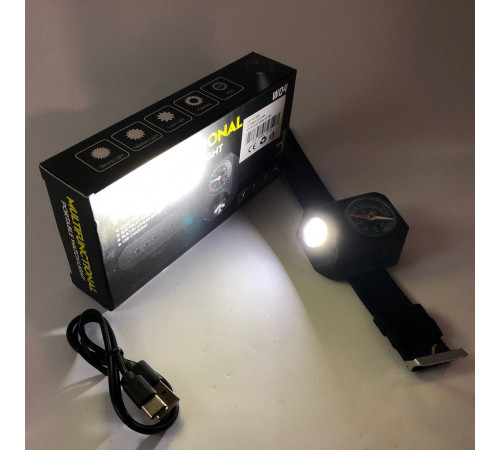 Фонарик ручной дальний W04-LED, Фонарь для экстренных ситуаций, Лед фонарь мощный на улицу QM-79