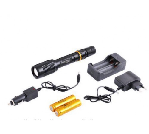 Фонарик Police BL-2804/ 2673 T6 CREE 60000W/ 18650x2 (80 шт/ящ) за 606 грн