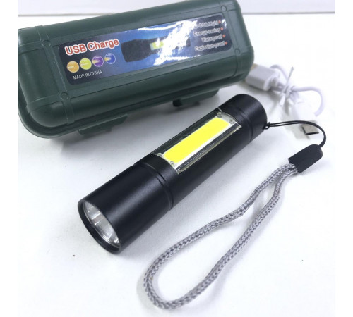 Фонарь ручной аккумуляторный с боковой подсветка BL 515 (240 шт/ящ) за 158 грн