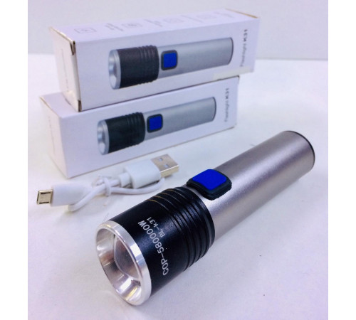 Фонарик ручной BL K31/ 6811 USB CHARGE (240 шт/ящ) за 197 грн