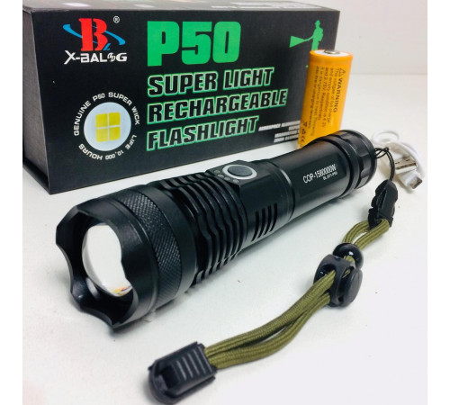 Фонарик ручной BL X 71/ 6987 -P50 26650 battery (60 шт/ящ) за 810 грн