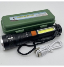Фонарик police BL-501 XPE,zoom,ЗУ USB (240)