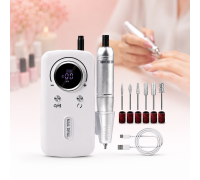 Фрезер для манікюру та педикюру Nail Polisher Machine / Портативний акумуляторний фрезер 6в1 45000 об/хв