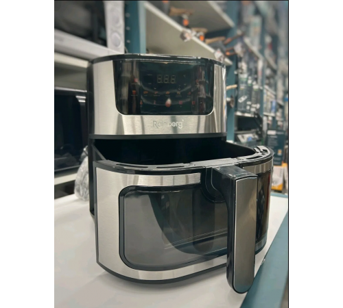 Аерофритниця Rainberg RB-2287 Потужна фритюрниця 4200 Вт Аерогриль для приготування без олії Фритюрниця 12,5 л за 3762 грн