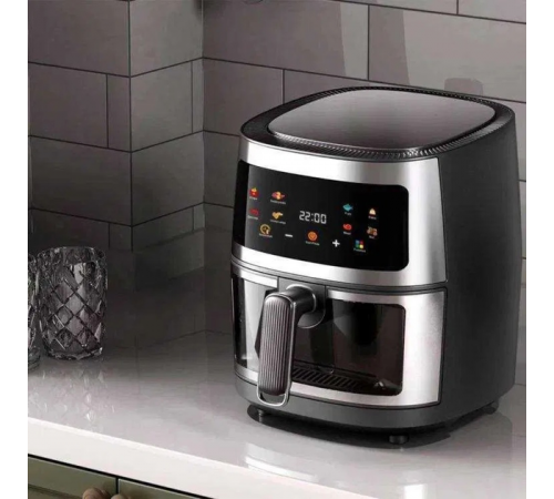 Фритюрница без масла мультипечь 3500W ZP-111 сенсорная аэрофритюрница с таймером 7л.