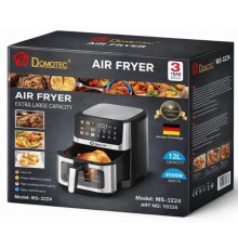 Аерофритюрниця Domotec Air Fryer MS-3224/ 10326 сенсорне керування 12 л 4500W